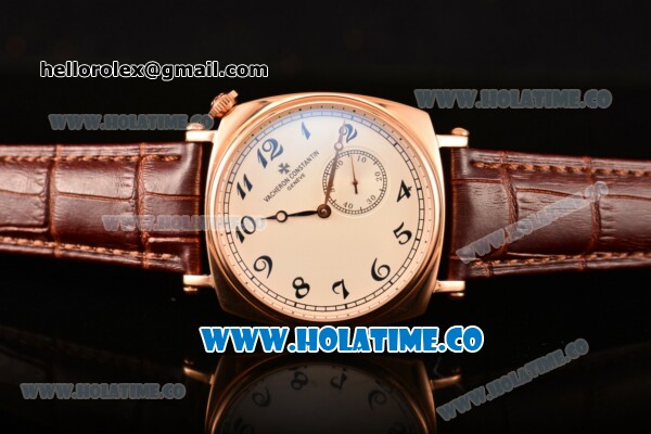 Vacheron Constantin Historiques American Asia Automatic Rose Gold Case with White Dial and Black Arabic Numeral Markers - Click Image to Close